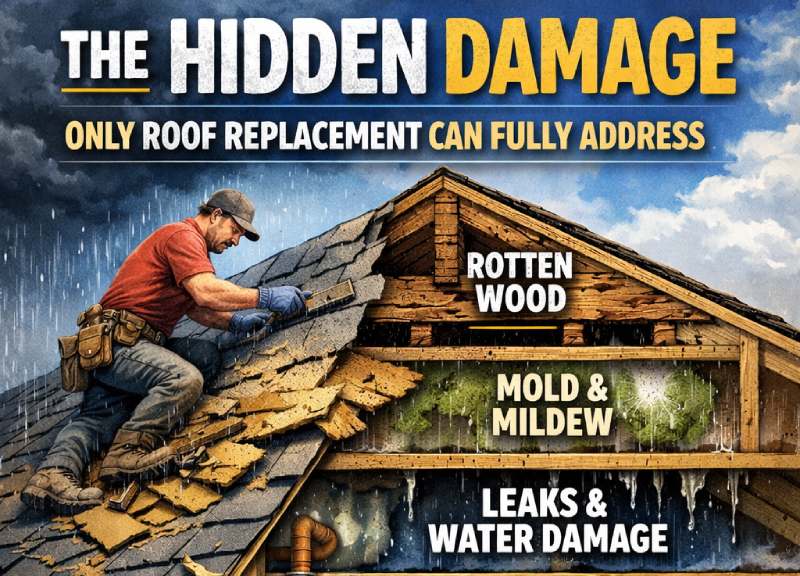 The Hidden Damage Only Roof Replacement Can Fully Address